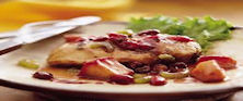 Cranberry Apple Chicken with Supreme Sauce