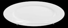  White Dessert Plate